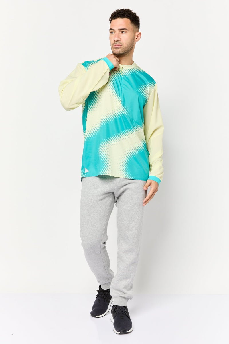 Hoka Men Sportswear Fit Long Sleeve Training Wind Shell Jacket, Multicolor - Image 3